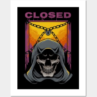 the gates of hell are closed Posters and Art